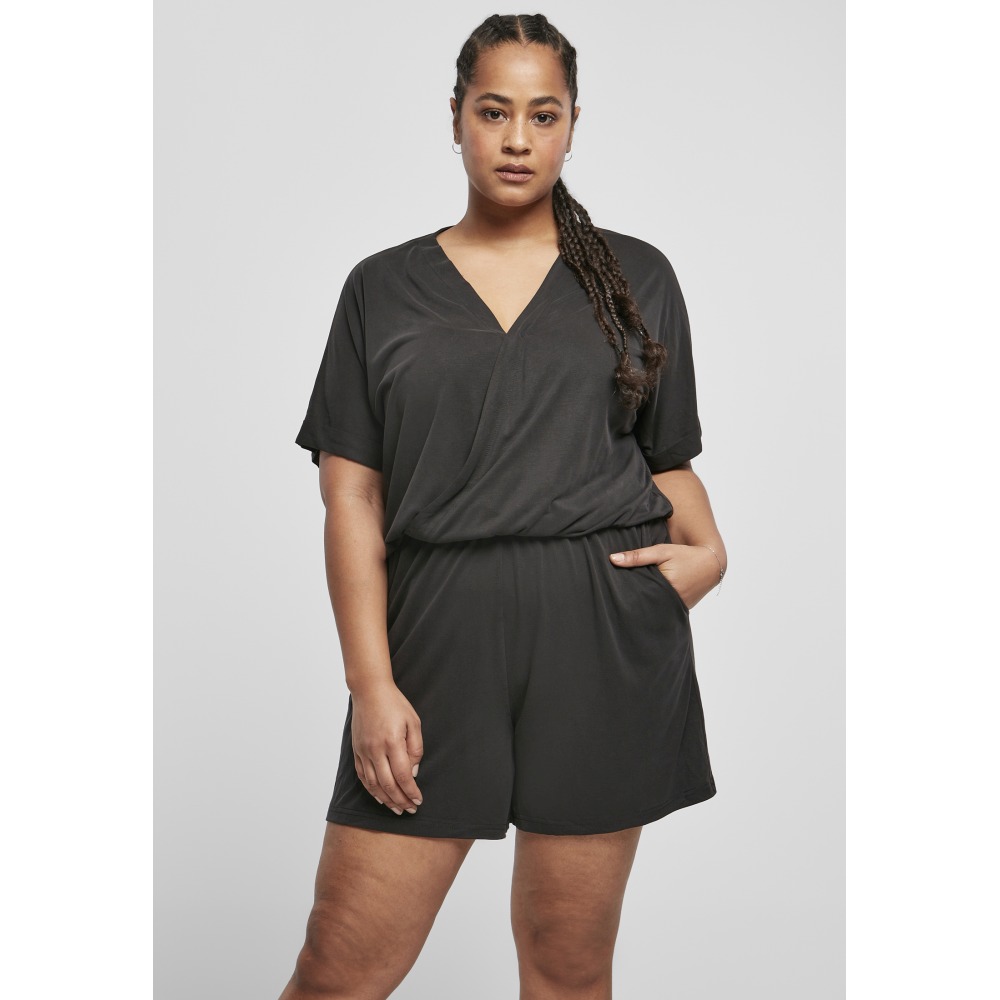 Urban Classics - Short Modal Playsuit - Black